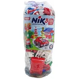 Детский конструктор с большими деталями NIK-3 Юніка 71887 128 деталей