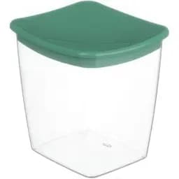 Ємність для сипучих продуктів з фісташковою кришкою 1 л (1223-IH-фісташковий)