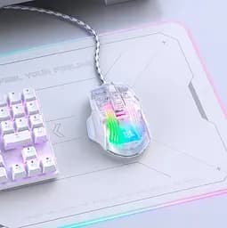 Комп'ютерна миша Onikuma CW923 Білий - мініатюра 3