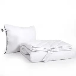 Набір MirSon антиалергенний №9585 Bianco Thinsulate літо ковдра 140х205 см + подушка білий (2200010806939) - мініатюра 2