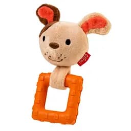 Игрушка для собак Собачка с пищалкой GiGwi Suppa Puppa текстиль/резина 15 см