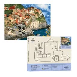 Набір для розпису по номерах "Місто Ріо Манджоре" 40*50 см