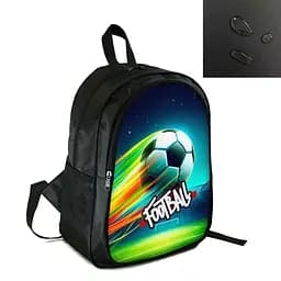 Рюкзак спортивний, шкільний, міський 38×28см з принтом Футбол дитячий, підлітковий для хлопчика футболіста (4286)