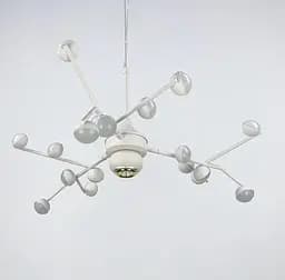 Светильник-молекула в белом цвете со встроенными светодиодами Line.F Количество ламп 18