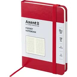 Книга записна Axent Partner A6- в клітинку 96 аркушів червона (8301-03-A) - мініатюра 2
