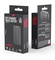 Портативна батарея Maxlife Power Bank MXPB-02 20000 mAh Black - мініатюра 3