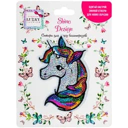 Стикер для одежды Lukky Единорог 12 х 7 см (T19705)