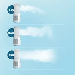 Настільний вентилятор F8 3in1 з Bluetooth-динаміком і нічником 4000mAh White - мініатюра 3