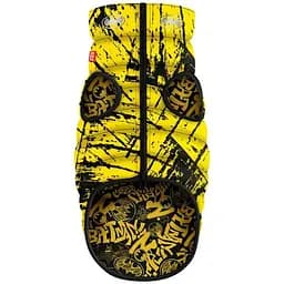 Курточка для собак Waudog Clothes двостороння, малюнок "Бетмен ескіз", S35, В 45-47 см, С 31-36 см