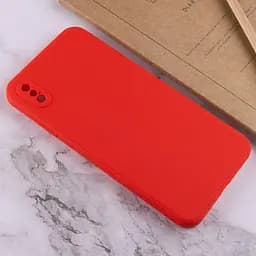 Силіконовий чохол Candy Full Camera для Apple iPhone XS Max (6.5) Червоний / Red - мініатюра 4