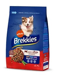 Сухий корм Brekkies Excel Dog Beef 3 кг для дорослих собак усіх порід з яловичиною