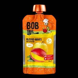 Пюре фруктовое Bob Snail, Яблоко-Манго, 250 г (911681)