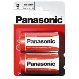 Батарейка Panasonic D R20 RED ZINK х 2 (R20REL/2BPR)