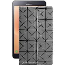 Чехол StatusCASE из экокожи для планшета Samsung Galaxy Tab A8.0 2017 (T385) Серый ромб