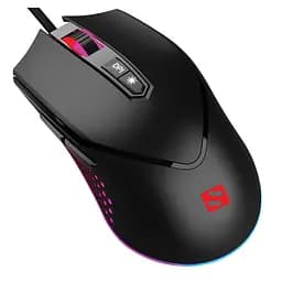 Мишка Sandberg Azazinator Mouse 6400 RGB, ігрова, 6400dpi., 7кн.Huano, чорна - мініатюра 3