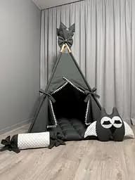 Дитячий вігвам Солодка Сова з матрасиком БОНБОН Повний комплект 0213