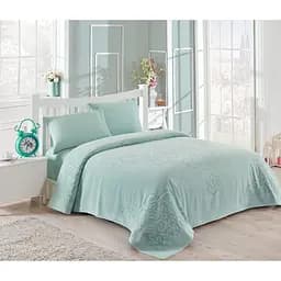 Простирадло-покривало Tac Dama махрове 200х220 см м'ята 000229784