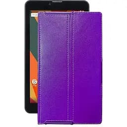 Чохол StatusCASE з екошкіри для планшету Bravis NB754 Фіолетовий