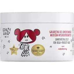 Желе для ламінування волосся з високим рівнем пористості HiSkin Crazy Hair Малина, 300 мл