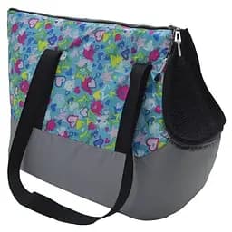 Сумка-переноска Matys Лежебока, №0, 35х31х23 см, бирюзовая