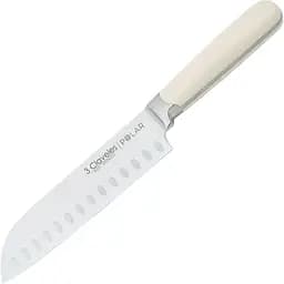 Ніж японський 3 Claveles Сантоку 175 мм Біло-чорний 000279621