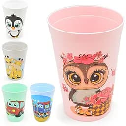 Склянка дитяча Сонечко пластик 400 мл PB-215