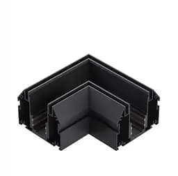 Соединение угловое 90° (потолок-потолок) для магнитного трека под демпфер для натяжного потолка KLOODI KDMG-STRECTH ZM BASE 90 BK