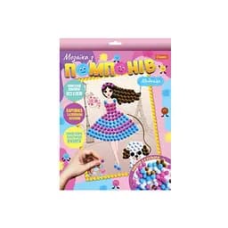 Набір для творчості мозаїка з помпонів "Модниця" Апельсин НТ-35-1