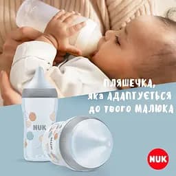 Пляшечка для годування Nuk Perfect Match з індикатором температури, з соскою з силікону з отвором S 150 мл гілка (3954132) - мініатюра 8