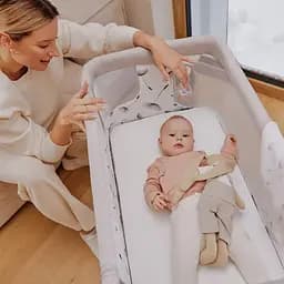 Ліжечко приставне Lionelo Aurora beige cappuccino (LO-AURORA BEIGE CAPPUCCINO) - мініатюра 11