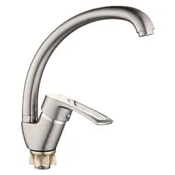 Смеситель для кухни Wezer YUB4-181-SATIN нержавеющая сталь