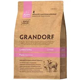 Сухий корм для цуценят Grandorf Lamb & Turkey Puppy ягня з індичкою від 3 тижнів 1 кг