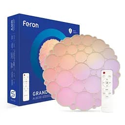 Світлодіодній накладний світильник Feron AL6030 GRAND COLOR 60Вт з RGB білий