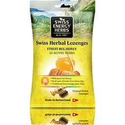Леденцы от простуды Swiss Energy Herbal Lozenges Bag 20 herbs + Honey 12 травяных леденцов 55 г