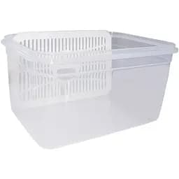 Контейнер Irak Plastik Fresh Box №3 прямокутний глибокий 2.4 л прозорий (LC230) - мініатюра 3