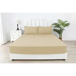 Простирадло на гумці Soho Beige 160 х 200 см (03-BT-1230-Beige) - мініатюра 2