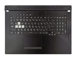 Топкейс ноутбука / верхня панель та клавіатура для ноутбука Asus ROG Strix G731GT G731GU, GL731GT (90NR01T3-R37UA1) Оригінал від Asus, Верхня панель клавіатури