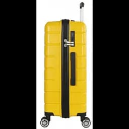 Валіза маленька S поліпропілен Madisson Snowball 01103 58×37×22см 35л Жовтий - мініатюра 2