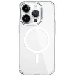 Чохол iPhone 15 Pro WiWU Crystal Magnetic Case with MagSafe, прозорий