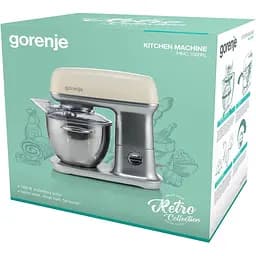 Кухонна машина Gorenje 1000Вт сріблясто-бежевий - мініатюра 4