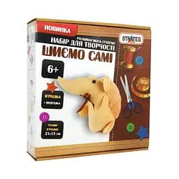 Набір для творчості шиєм самі "Їжачок" Strateg і-02 розмір іграшки 21х13 см