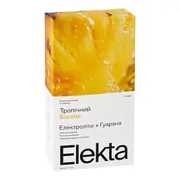 Напій розчинний з електролітами з екстрактом гуарани з тропічним смаком Booster Elekta 35 г (7 уп по 5 г)