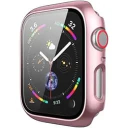Чохол-накладка DK Пластик Soft-Touch Glass Full Cover для Apple Watch 38mm (pink rose)