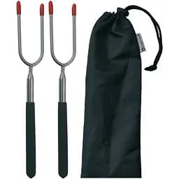 Телескопические вилки для барбекю Schwarzwolf Lipno, черные (F4200300AJ3)