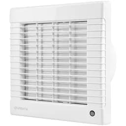 Вентилятор вытяжной бытовой Vents 150 МА с жалюзями белого цвета