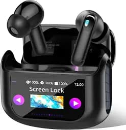  Беспроводные наушники Bluetooth 5.4 QXUFV наушники-вкладки с сенсорным экраном Smart Touch, Bluetooth