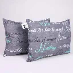 Набор подушек MirSon №0134 Сolor Fun Line Tulio Шерсть 2 шт. серый (2200011158679)