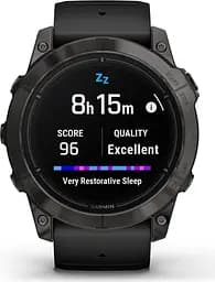 Смарт-годинник Garmin Epix Pro [Gen 2] Sapphire Edition 47mm Carbon Gray DLC Titanium with Black Band [010-02803-10] [86532] - мініатюра 7