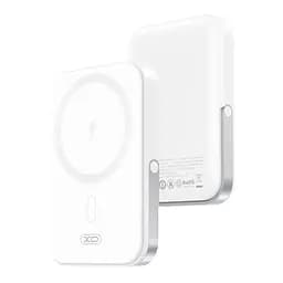 Акумулятор бездротовий XO PR242 5000mAh Magnetic wireless 15W з підставкою білий - мініатюра 2