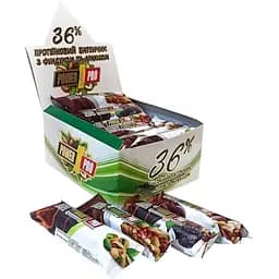 Батончик Power Pro 36% Protein Bar with Nuts MIX Блок 1.2 кг (20 шт. х 60 г)